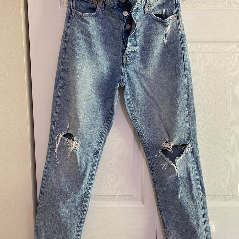 Distressed Gap Jeans